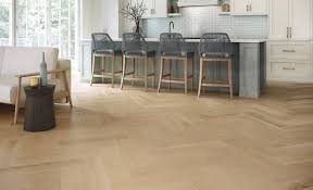 oak herringbone flooring
